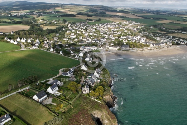 Falaises de Pentrez vue du ciel , Finistère