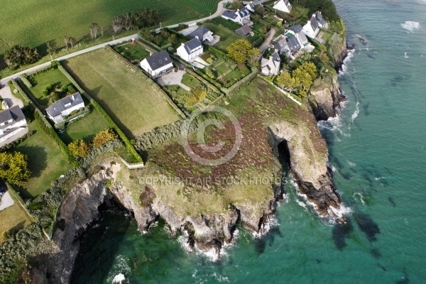 Falaises de Pentrez vue du ciel , Finistère