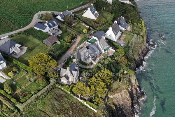 Falaises de Pentrez vue du ciel , Finistère