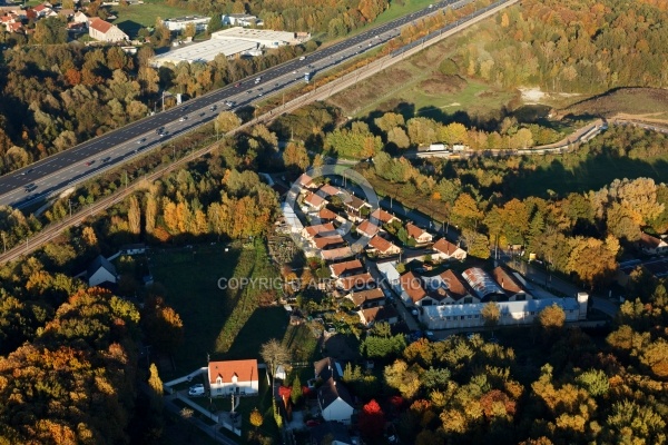 Forges-les-Bains vue du ciel