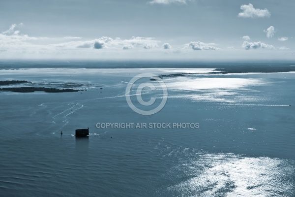 Fort Boyard vue du ciel