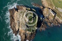 Fort de Bertheaume, Plougonvelin vue du ciel