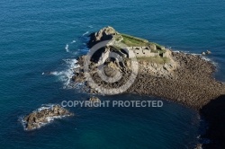 Fort de l ilette de Kermorvan, Le conquet vue du ciel