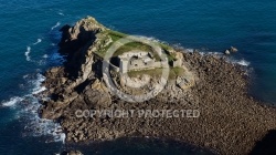 Fort de l ilette de Kermorvan, Le conquet vue du ciel