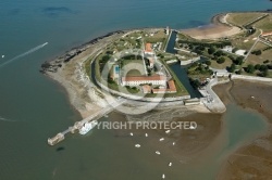 Fort de la Rade, île d Aix vue du ciel