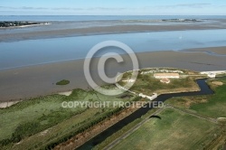 Fort Vasoux vue du ciel avec l île madame