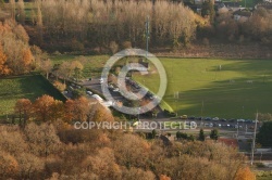 Gare de Sermaise vue du ciel