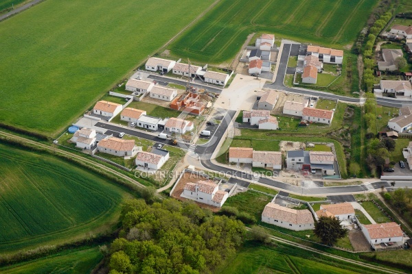 Givrand vue du ciel