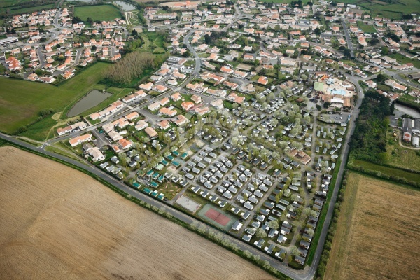 Givrand vue du ciel