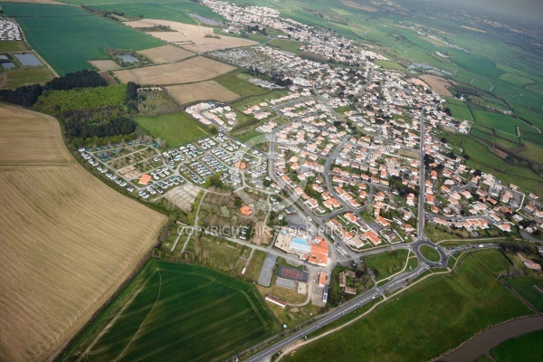 Givrand vue du ciel