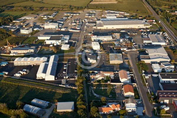 Givrand Z.A vue du ciel