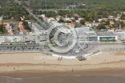 Grande roue de Saint-Jean-de-Monts vue du ciel