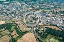 Guérande  et la Zi, de Villejames vue du ciel