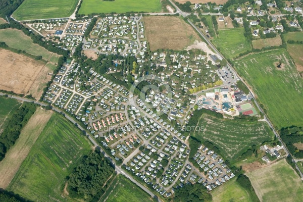 Guérande Domaine de Lévéno vue du ciel