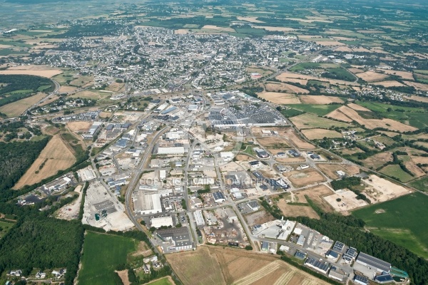 Guérande vue du ciel