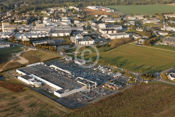 Hanches Centre commercial vue du ciel