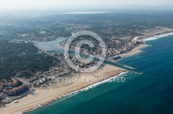 Hossegor vue du ciel