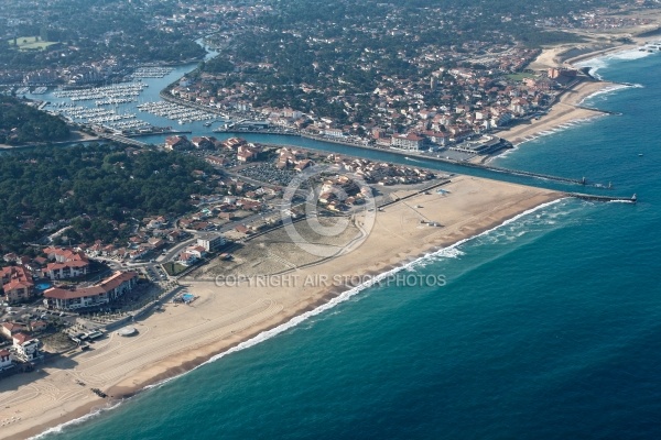 Hossegor vue du ciel