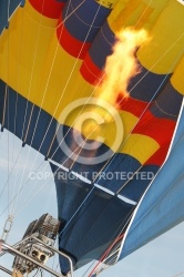 Hot air balloon burner