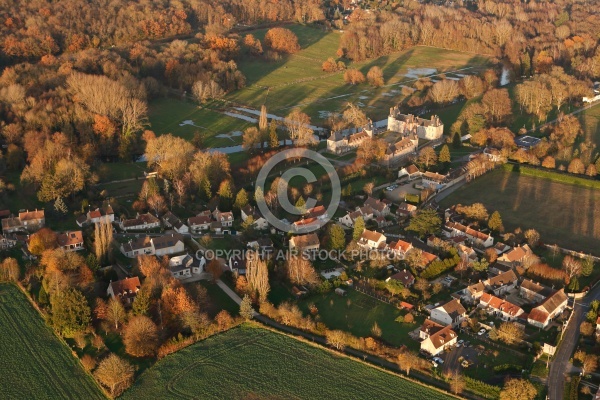 Janville-sur-Juine vue du ciel