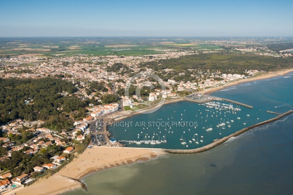 Jard-sur-Mer vue du ciel