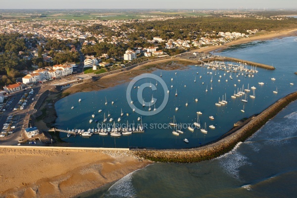 Jard-sur-Mer vue du ciel