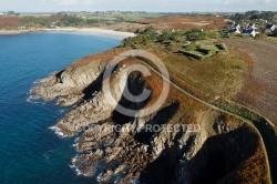 Kerargroaz, Ploumoguer, Bretagne Finistère vue du ciel