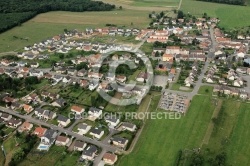 Kuntzig vue du ciel 57 Moselle