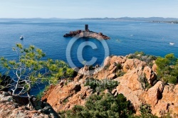 L île d Or, vue du Cap Dramont Saint-Raphaêl