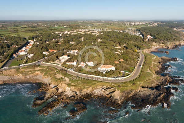 la Baie de Cayola, Talmont-Saint-Hilaire vue du ciel