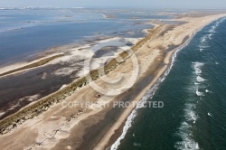 La Camargue vue du ciel