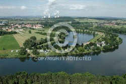 la Moselle et la central nuclÃ©aire de cattenom