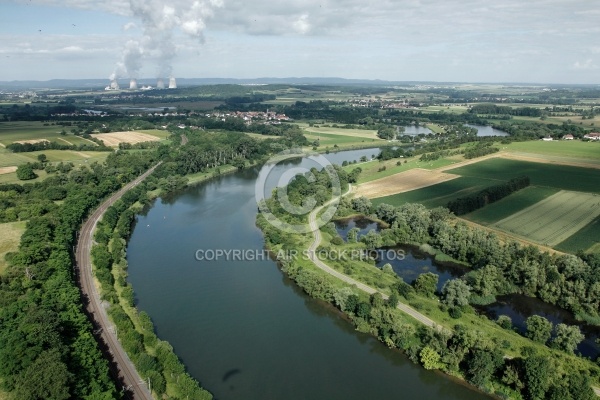 la Moselle et la central nuclÃ©aire de cattenom