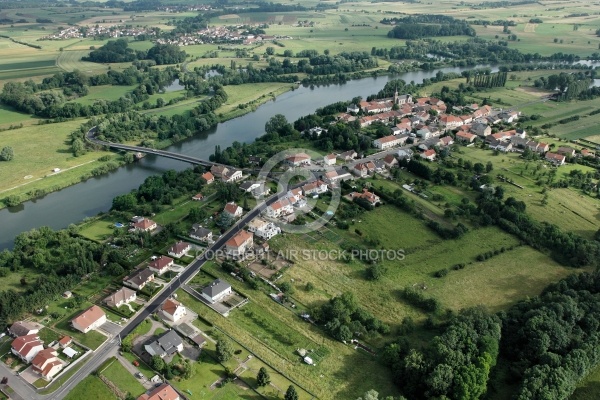 la Moselle vue du ciel, Malling 57