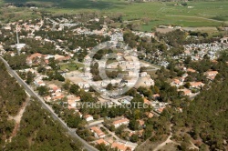 La parée Préneau, Saint-Hilaire-de-Riez vue du ciel