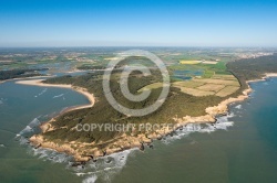 La pointe du Payre , Jard-sur-Mer vue du ciel