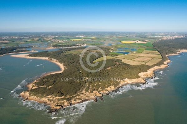 La pointe du Payre , Jard-sur-Mer vue du ciel