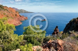 La Rade d Agay Esterel vue du Cap Dramont