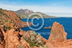 La Rade d Agay vue du Cap Dramont