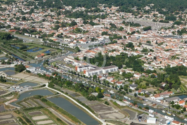 La Tremblade vue du ciel