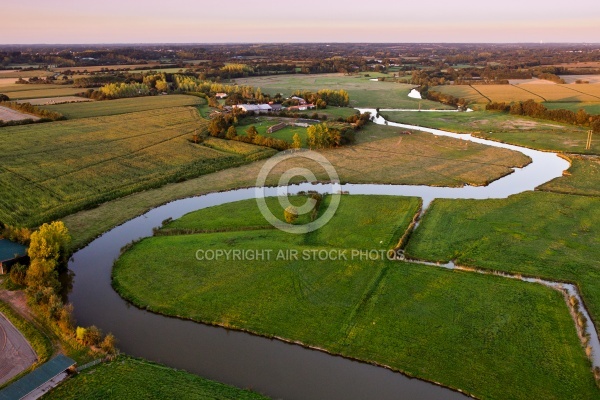 La Vie , Notre-Dame-de-Riez vue du ciel