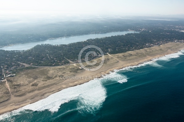 Lac d Hossegor vue du ciel