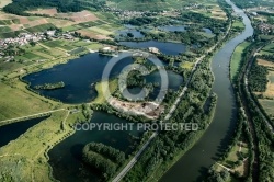 Lacs de Remerschen , Le Luxembourg vue du Ciel