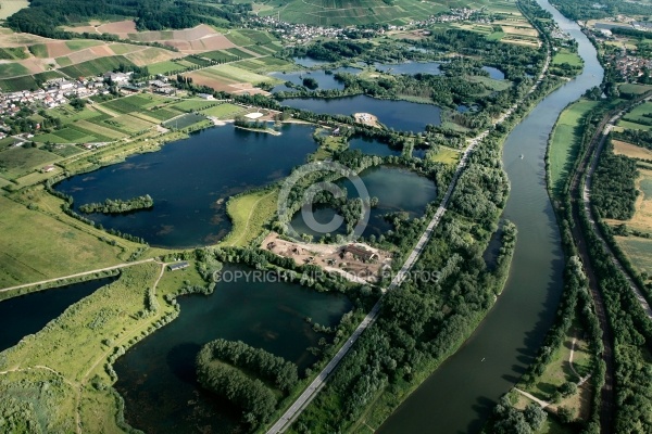 Lacs de Remerschen , Le Luxembourg vue du Ciel