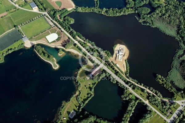 Lacs de Remerschen , Le Luxembourg vue du Ciel