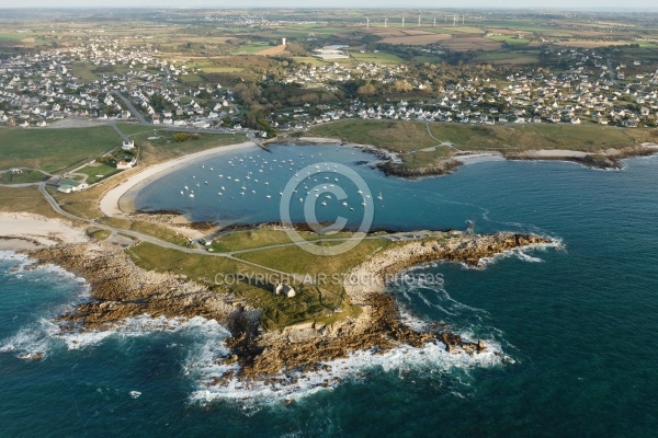 Lampaul-Plouarzel , Bretagne  vue du ciel