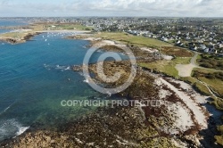 Lampaul-Plouarzel , Bretagne Finistère vue du ciel