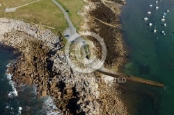 Lampaul-Plouarzel , Bretagne Finistère vue du ciel