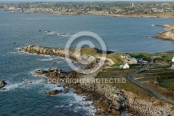 Lampaul-Plouarzel , Bretagne Finistère vue du ciel