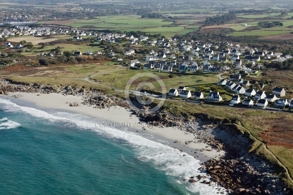 Lampaul-Plouarzel , Finistère vue du ciel